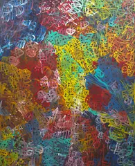 Emily Pwerle, Awelye, 2008, synthetic polymer on Belgian linen