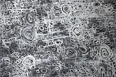 Charmaine Pwerle, Aweyle, 2019, synthetic polymer paint on Belgian linen