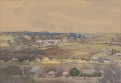 Eltham by Walter Withers, watercolour on paper, sold Mar 2020