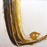 Stanislav Rapotec, Sun in the Valley, 1968, oil on board