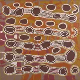 Tatali Nangala, Lampintja, 1997, acrylic on Belgian linen