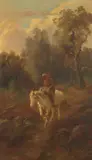 Charles Rolando, The Swagman on Horseback