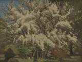 Robert Taylor-Ghee, Blossom Tree, oil on board