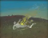 Nebuchadnezzar on Fire Fallen on a Field by Arthur Boyd, c.1966, oil on canvas, sold Nov 2019