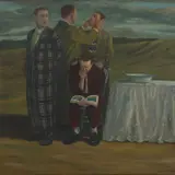Graeme Drendel, The Therapists, 1998, oil on linen