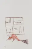 Squirrel by Sidney Nolan, 1983, mixed media on paper, sold Nov 2019