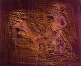 Burke and Camel by Sidney Nolan, c.1966, mixed media on paper, sold Nov 2019