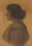 Hugh Ramsay, Portrait of a Woman, 1905, watercolour on paper