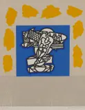 Alun Leach-Jones, Untitled, screenprint A/P 15/20