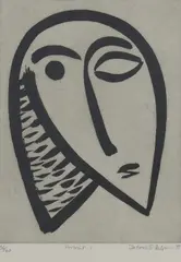 Deborah Halpern, Portrait I, 1995, lithograph 36/40