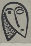 Deborah Halpern, Portrait I, 1995, lithograph 36/40