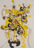Colin Lanceley, Friendly Mechanism, 1965, lithograph 8/25