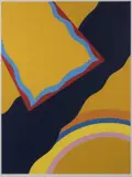 Sydney Ball, Shiraz Journey, 1967, screenprint 5/8