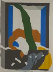 Sigi Gabrie, Proscenium II, 1977, screenprint 4/7