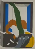 Sigi Gabrie, Proscenium II, 1977, screenprint 4/7
