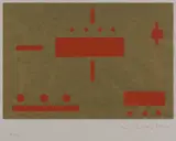 Erich Buchholz, AKKA, 1966/1971, screenprint 78/100