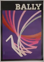 Jacques Auriac, Bally Kinetic, 1981, original lithographic poster