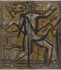Graham Fransella, Sport, 1992, four plate aquatint etching 1/2