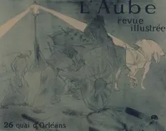 Henri de Toulouse-Lautrec, L'Aube (The Dawn), 1896, lithograph in two colours on wove paper