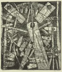 Movement Four by Roger Kemp, etching ed.35, sold Nov 2019