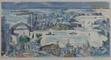 Charles Blackman, A Sydney Childhood, 1988, colour screenprint 20/96
