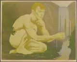 Murray Griffin, Thirsty One, 1936, linocut on thin ivory wove paper 17/20
