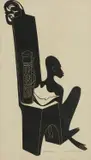Eric Anchor Thake, Oceana, linocut