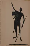 Eric Anchor Thake, Ho Joe!, 1946, linocut