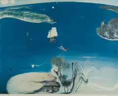 Brett Whiteley, The Arrival, 1988, colour offset lithograph 14/150