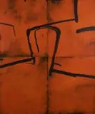 Graham Fransella, Orange Head, 1998, four plate etching A/P