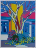 Howard Arkley, House with Native Tree