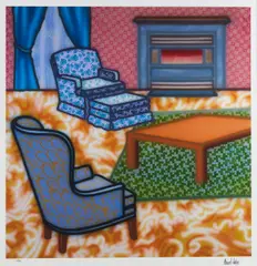 Howard Arkley, Rite Room, 1998, digital giclee print 35/499