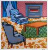 Howard Arkley, Rite Room, 1998, digital giclee print 35/499