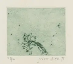 (Spring in the Valley) by John Olsen, 1978, etching 23/50, sold Sep 2019