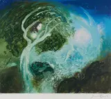 David Boyd, Doris and Merric the Whale, lithograph 3/60