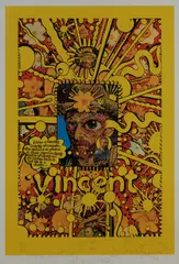 Vincent by Martin Sharp, 1990, screenprint 86/99, sold Sep 2019