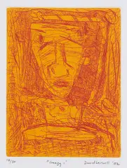 David Larwill, Frenzy, 2002, etching 18/30