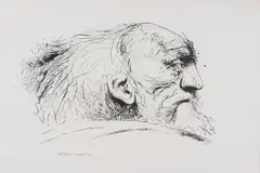 Noel Counihan, Image of Lear 2, 1977, lithograph A/P ed.10