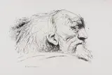 Noel Counihan, Image of Lear 2, 1977, lithograph A/P ed.10
