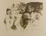 John Olsen, Looking at Wildlife, 1975, lithograph A/P