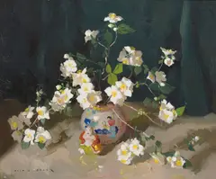 Alan D. Baker, Orange Blossom, 1961, oil on board