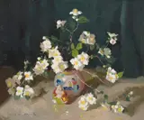 Alan D. Baker, Orange Blossom, 1961, oil on board