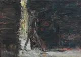 Euan MacLeod, Light Gap, 1992, oil on board