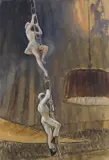 Laura Knight, Up the Rope Ladder