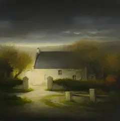 Alexander McKenzie, Night Scene, 2001, oil on linen