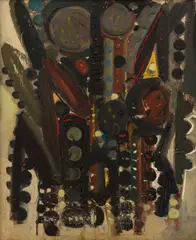 Nyoman Gunarsa, Untitled, 1972, oil on canvas