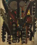 Nyoman Gunarsa, Untitled, 1972, oil on canvas