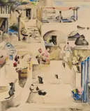 Mary Mercer, Morrocco, watercolour on paper