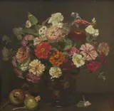 Violet McInnes, Still Life with Pomegranates, 1935, oil on canvasboard