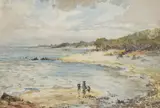Elizabeth Parsons, Green's Point, Brighton, 1885, watercolour on paper